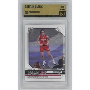 2024 Panini Instant Wnba #166 Caitlin Clark Indiana Fever Rookie RC Gem Mint 10